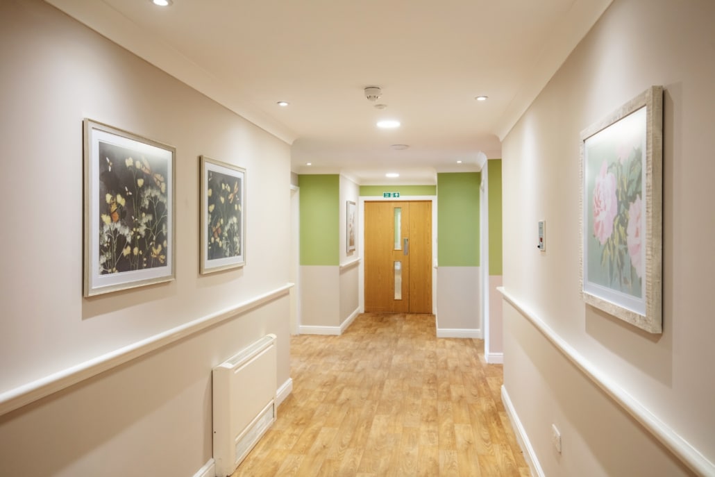 Dementia care home hall way